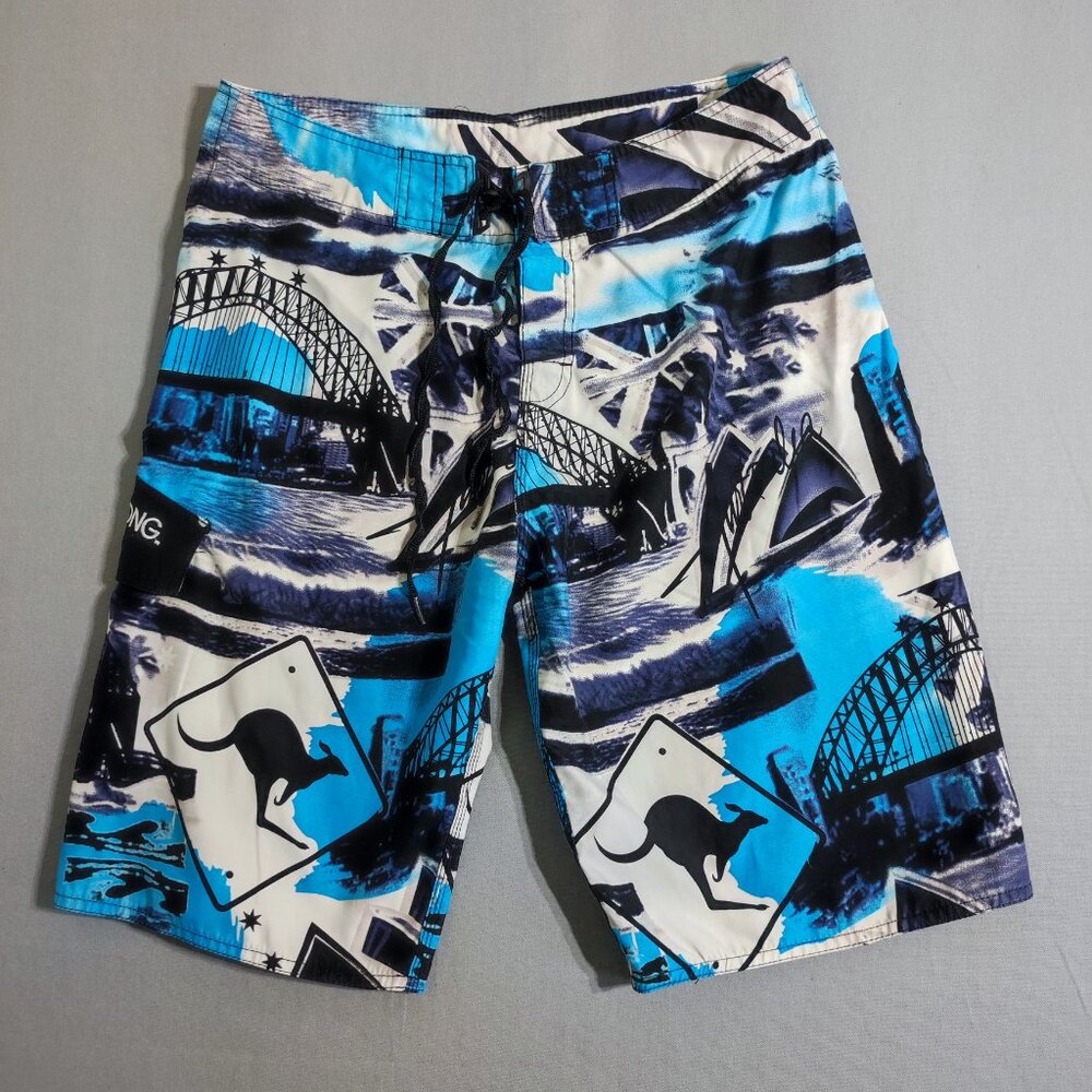 Billabong board shorts men's size 34 blue white black colour Australia Sydney